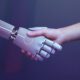 Robot handshake with human suggesting future of AI and human partnership in pakistan